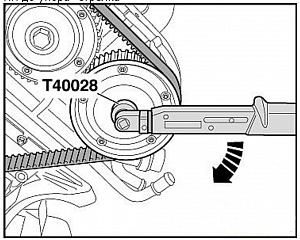 Licota ATF-5144 Головка специальная для проворачивания распредвала VAG V6 3.0 L T40028