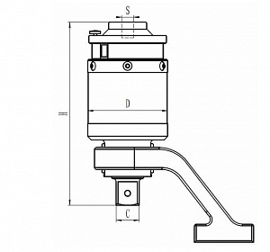 GARWIN PRO 520220-4200 Усилитель крутящего момента ручной со съемной реакционной опорой 1:14; 4200 Нм