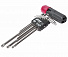Набор ключей TORX T10Н-Т50H Г-образных с отверстием 9 предметов JTC-4004