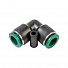GARWIN PRO 808550-Г-10-10 Фитинг угловой цанговый 10 мм, пластм. корпус-4004