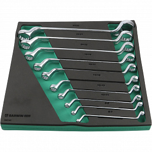 GARWIN PRO 646140 Набор ключей накидных 10 пр. 6-32 мм в ложементе EVA