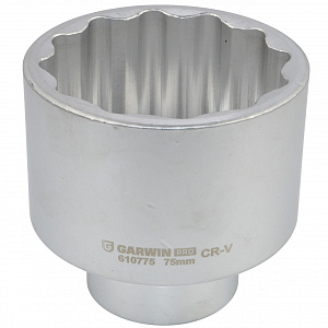 GARWIN PRO 610775-75 Головка, 1", 75 мм, торцевая, 12-гранная