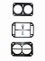 Прокладка клапанная в сборе для NCE520 NORDBERG NCE520#V-gasket-4004