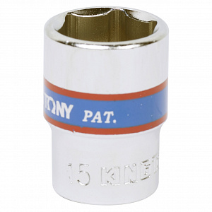 Головка торцевая стандартная шестигранная 3/8", 15 мм KING TONY 333515M