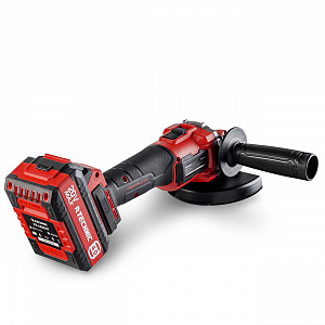 RUNTEC RT-AG1100T Шлифмашина угловая аккумуляторная RUNTEC TECHNIC 125 мм, 20В, 2*4Ач, 1100Вт