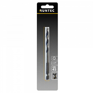RUNTEC RT-DT3 Сверло по дереву Runtec HRC45 3 x 80мм HEX 1/4"