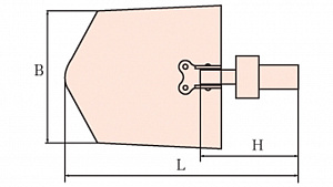 GARWIN INDUSTRIAL GSS-XA02 Лопата складная искробезопасная, длина 320 мм