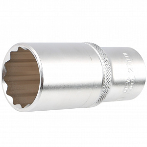 Licota F4027L Головка, 1/2", 27 мм, торцевая, 12-гранная, глубокая