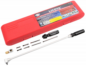 Licota ATV-1009 Отвёртка угловая экстрадлинная для регулировки карбюраторов мотоциклов, в наборе