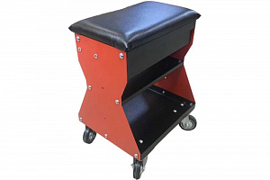 Подкатной ремонтный стул Great Wolf красный GWT-R1
