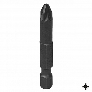 Вставка (бита) торцевая 1/4", Pozidriv, PZ3, 50 мм, для шуруповерта KING TONY 715003Z