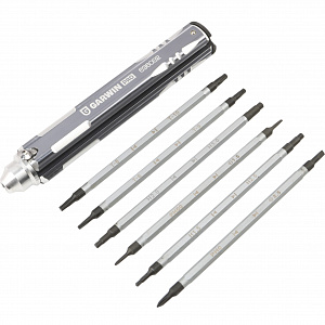 GARWIN PRO 636082 Отвертка для точной механики с двусторонними жалами, 12 в 1