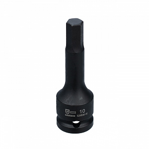 GARWIN INDUSTRIAL 626600-10 Головка торцевая, 1/2", HEX наружный, H10, ударный, удлиненный