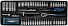 Licota ACK-384002 Набор торцевых головок 1/4" в ложементе, 51 пр.-4004