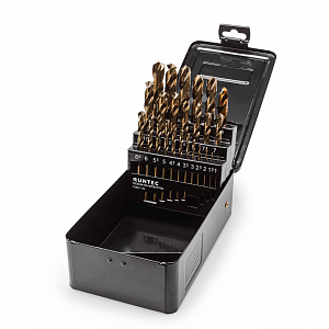 RUNTEC RT-DSCB25 Набор сверл по металлу RUNTEC 1-13 мм, HSS-Co5, 25 предметов