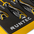 RUNTEC RT-SDE8S Набор усиленных и стандартных отверток RUNTEC CrV, S2 в ложементе EVA, 8 предметов-4004