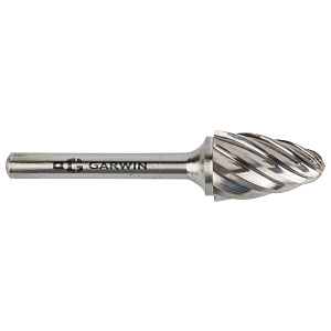 GARWIN INDUSTRIAL 900631-16*25*69 Борфреза параболическая с закругленным концом 16x25x69 мм, VHM, AL, форма F (серия 900631)