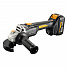 RUNTEC RT-AG900 Шлифмашина угловая аккумуляторная RUNTEC PRO 125 мм, 20В, 2*4Ач, 900Вт-4004