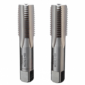 GARWIN INDUSTRIAL GM-TC22250 Метчики ручные M22x2.5, DIN 352, HSS, 6H, комплект из 2 штук