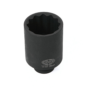 Licota A4238WL Головка, 1/2", 38 мм, торцевая, 12-гранная, ударная, глубокая
