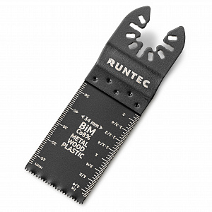 RUNTEC RT-OCB34x55 Насадка для МФИ (реноватора) RUNTEC BiM пильная прямая 34x55 мм по дереву, пластику и металлу