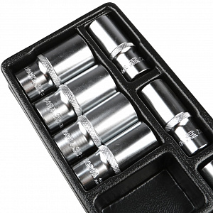 Licota ACK-384027 Набор торцевых головок глубоких 1/2" 14 пр. в ложементе 10 - 32 мм