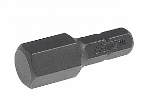 Бита HEX H10х30мм 1/4" DR 6-ти гранная JTC