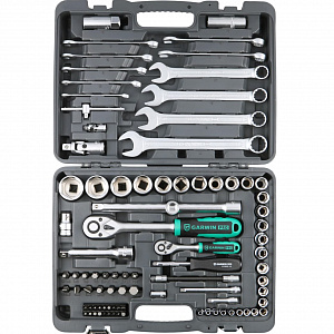 GARWIN PRO 641045 Набор ручных инструментов 1/4" и 1/2" 6 гр. 89 предметов