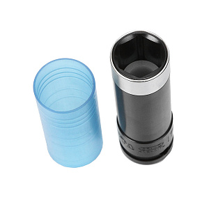 Licota ANS4017L-HT Головка, 1/2", 17 мм, торцевая, 6-гранная, ударная, глубокая, тонкостенная, для литых дисков