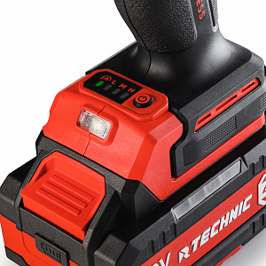 RUNTEC RT-IW1000T Гайковерт ударный аккумуляторный RUNTEC TECHNIC 1/2", 20В, 2*4Ач, 1000Нм