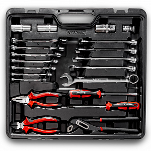 RUNTEC RT-HT121T Набор ручных инструментов RUNTEC TECHNIC 121 предмет 1/2", 1/4"