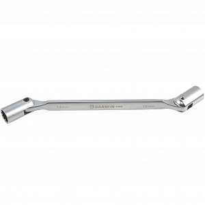 GARWIN PRO 603210-14*15 Ключ торцевой двусторонний шарнирный 14х15 мм