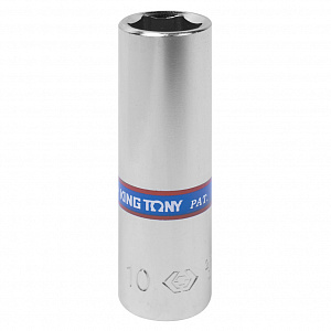 Головка торцевая глубокая шестигранная 1/4", 10 мм KING TONY 223510M