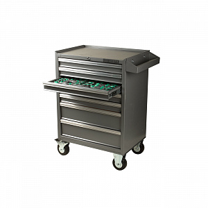 Licota AWX-2603G-N-R Тележка инструментальная с карманом, 7 полок, серая