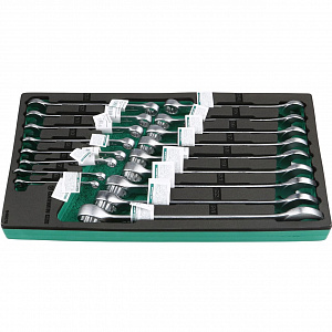GARWIN PRO 646070 Набор ключей комбинированных 17 пр. 6-24 мм в ложементе EVA