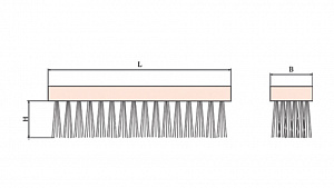 GARWIN INDUSTRIAL GSX-TD02 Щетка искробезопасная 205х48 мм