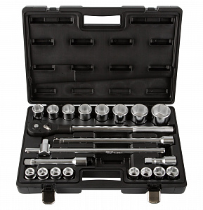 Licota ALK-6003F (ASK-10060) Набор торцевых головок 3/4" 6-ти гранных 21 пр., 19-50 мм