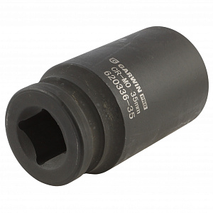 GARWIN PRO 620336-35 Головка, 3/4", 35 мм, торцевая, 6-гранная, ударная, глубокая