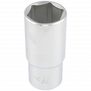GARWIN PRO 610715-27 Головка, 1/2", 27 мм, торцевая, 6-гранная, глубокая