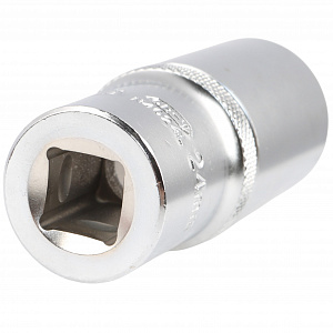 Licota N4024L Головка, 1/2", 24 мм, торцевая, 6-гранная, глубокая