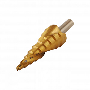 GARWIN INDUSTRIAL 102570-4-20-9 Сверло ступенчатое 4,0-20,0 мм, 9 ступеней, HSS, TiN, со спиральной канавкой