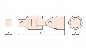 GARWIN INDUSTRIAL GST-YR02 Кардан искробезопасный 3/4"