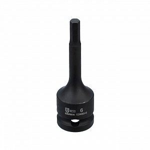 GARWIN INDUSTRIAL 626600-6 Головка торцевая, 1/2", HEX наружный, H6, ударный, удлиненный