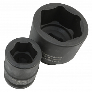 GARWIN PRO 626551-10 Набор ударных головок 3/4", 56 мм, 10 пр., 24-46 мм