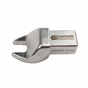 GARWIN INDUSTRIAL 505570-12-14 Насадка для динамометрического ключа рожковая 12 мм, с посадочным квадратом 14х18