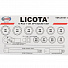 Licota TSK-20141-6 Набор торцевых головок 1", 6-ти гранных, 15 пр., 36-80 мм-4004