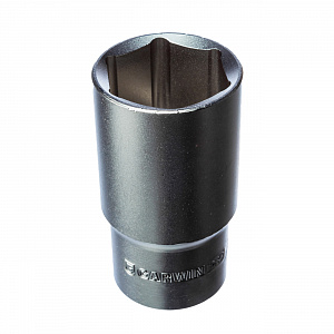 GARWIN PRO 610715-30 Головка, 1/2", 30 мм, торцевая, 6-гранная, глубокая
