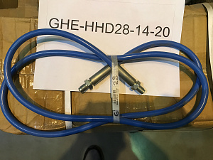 GARWIN PRO GHE-HHD28-14-20 Рукав гидравлический,2800 бар, 2,0 м, 1/4”