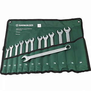 GARWIN PRO 606570-12 Набор ключей комбинированных удлиненных 12 предметов 10-24 мм
