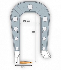 Плечо С9 для C-образных сварочных клещей-3595724